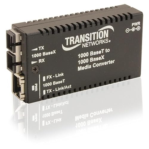 Transition Networks Mini Gigabit Ethernet Media Converter M/GE-T-SFP-01-NA