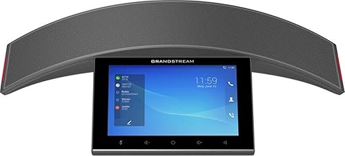 Grandstream GAC2570 Enterprise Conference Phone, WiFi 6, Bluetooth, Built-in Battery, PoE Injector Included.