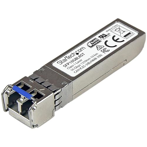 StarTech.com MSA Uncoded Compatible SFP+ Module - 10GBASE-LR - 10GbE Single Mode Fiber (SMF) Optic Transceiver - 10GE Gigabit Ethernet SFP+ - LC 10km - 1310nm - DDM (SFP10GBLRST) 10GBase-LR Single