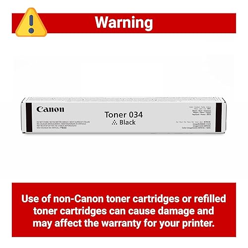 Canon Genuine Canon Toner Cartridge 034 Black