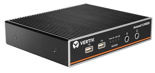 Vertiv Avocent Longview 5500 High-Performance KVM Extender | Receiver | Single Head | 4K 60Hz (LV5500R-400)