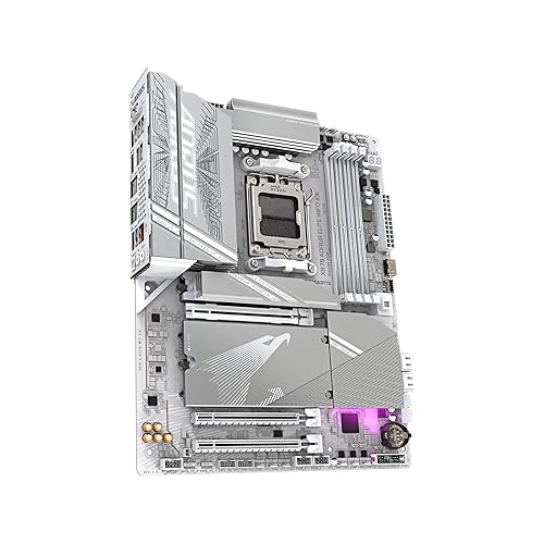 GIGABYTE X870 AORUS Elite WIFI7 ICE AM5 LGA 1718, ATX, DDR5, 4X M.2, PCIe 5.0, USB4, Wi-Fi 7, 2.5GbE LAN, EZ-Latch, Q-Flash