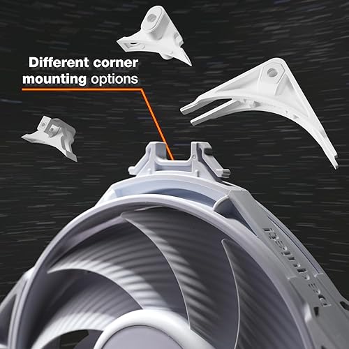 be quiet! Silent Wings 4 Cooling Fan | 140mm PWM | 2400 RPM | White | BL119 140mm Pro White