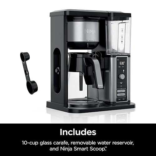 Ninja® Hot & Iced, Single Serve or Drip Coffee Maker with Rapid Cold Brew 10 Cup Glass Carafe, CM360C (Canadian Version)