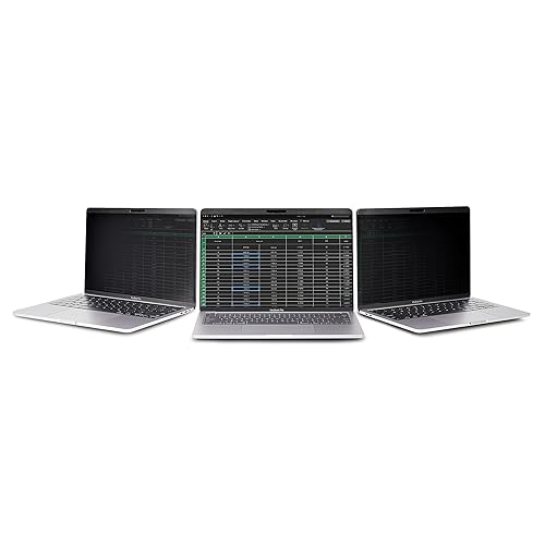StarTech.com 15-Inch Laptop Privacy Screen - Matte or Glossy - Magnetic - 30+/- Degree Privacy - MacBook Pro (PRIVSCNMAC15)