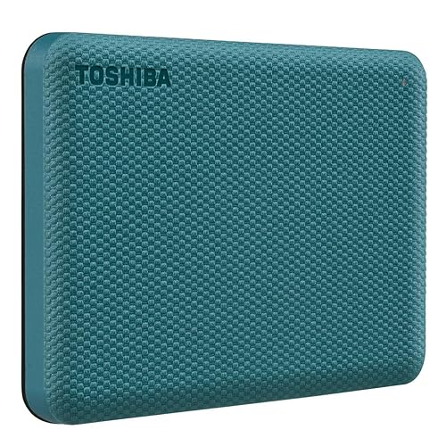 Toshiba Canvio Advance 1TB Portable External Hard Drive USB 3.0, Green - HDTCA10XG3AA Backup 2.0 Green 1TB