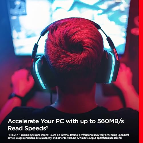 SanDisk Ultra 3D NAND 1TB Internal SSD - SATA III 6 Gb/s, 2.5 Inch /7 mm, Up to 560 MB/s - ?SDSSDH3-1T00-G26 Newest Generation 1TB