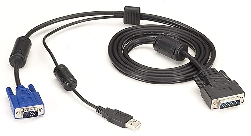 BLACK BOX NETWORK SRV - ServSwitch Secure KVM Switch Cable, VGA and USB to HD26