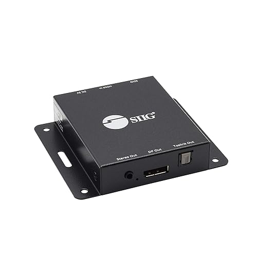 SIIG CE-H26A11-S1 HDMI 2.0 to DP 1.2 Converter Large Square Design