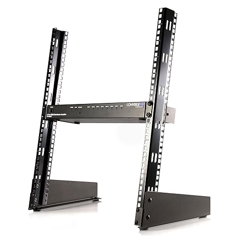 StarTech.com 2-Post 12U Desktop Server Rack, Small Open Frame 19in Computer Rack, Compact Network Rack for AV / Studio / Data / IT Equipment, Free Standing Two-Post Home/Office Rack (RK12OD) 12U Rack