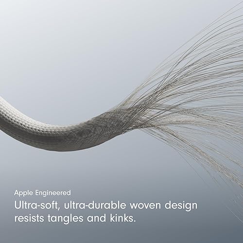 Beats USB-C to Lightning Woven Cable Fast Charging Durable/Tangle-Free Compatible Charger for Apple Devices w Lightning Ports (1.5 m) - Surge Stone Surge Stone (1.5 m)