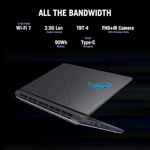 ASUS ROG Strix G16 (2025) Gaming Laptop, 16” ROG Nebula 16:10 2.5K 240Hz/3ms, NVIDIA® GeForce RTX™ 5070, Intel® Core™ Ultra 9 275HX, 32GB, 2TB, G615LP-XS97