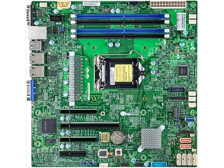 Supermicro X12STL-F Micro-ATX Server Motherboard C252 LGA-1200, Daul LAN 1GbE