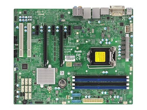 Supermicro X11SAE-B LGA1151/ Intel C236/ DDR4/ SATA3&USB3.1/ A&2GbE/ ATX Motherboard, MBD-X11SAE-B