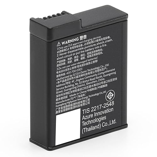 Osmo Action Extreme Battery Plus (1950 mAh), Compatibility: Osmo 360, Osmo Action 5 Pro, Osmo Action 4, Osmo Action 3