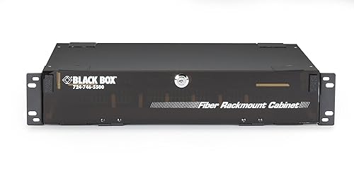 Black Box Rackmount Fiber Enclosure, 2U, 6-Slot Adapter