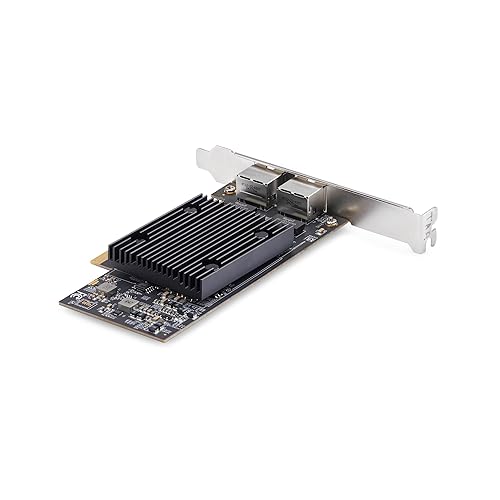 StarTech.com 2-Port PCIe 10Gb Ethernet Network Card, Windows and Linux, BCM57416 Chipset, 10GBASE-T, NIC Card, TAA