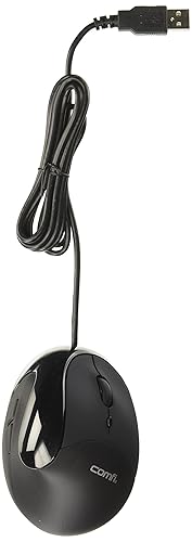 ACP EM011-BK USB Black Comfi Ergonomic Mouse By Ergoguys