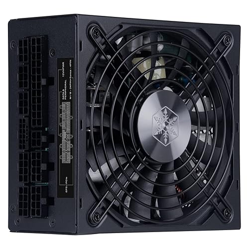 SilverStone Technology SX1000R Platinum Cybenetics Platinum 1000W SFX12V 4.0 & PCIe 5.0 Fully Modular SFX-L Power Supply, SST-SX1000R-PL