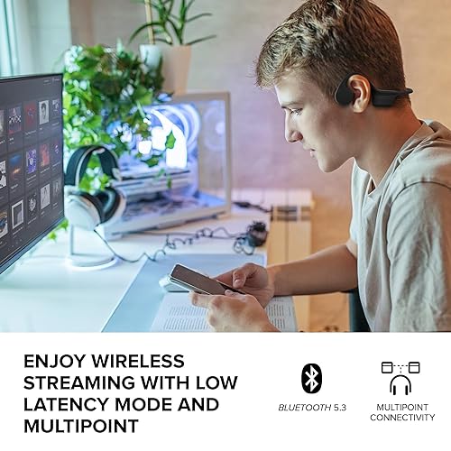 Creative Outlier Free Mini Wireless Bone Conduction Headphones with Bluetooth 5.3, IPX5 Sweat and Water Splash Resistance, Multipoint Connectivity, Up to 6 Hours of Battery Life, Built-in Mic