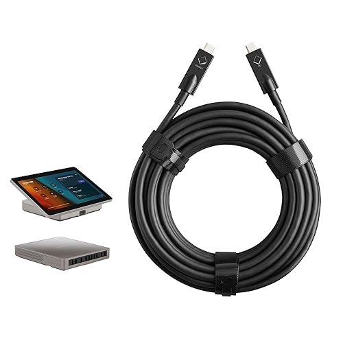 ViewSonic MCB-RS-C10 USB Type-C Active Optical Cable, 32.8 ft. Cable, 30W PD, Video and Data on a Single Cable for TeamJoin TRS10 or TRS10-UB Solutions only