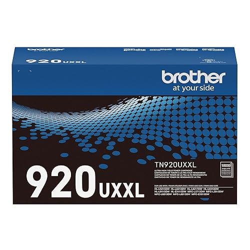 Brother Genuine Cartridge TN920UXXL Ultra High Yield Black Toner,1 Pack