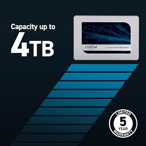 Crucial MX500 2TB Serial ATA III 2.5 Inch Internal Solid State Drive
