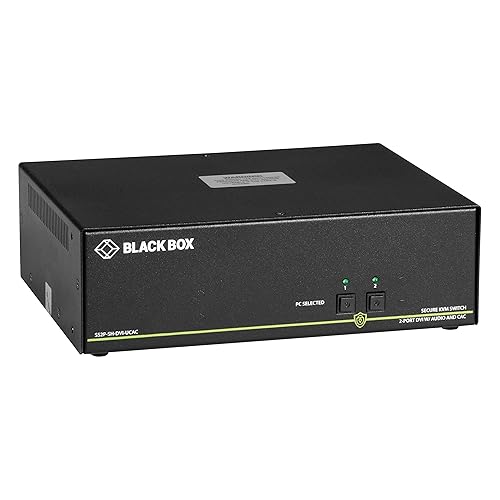 Black Box Niap 3.0 Secure 2-Port Single-Head Dvi-I Kvm Switch