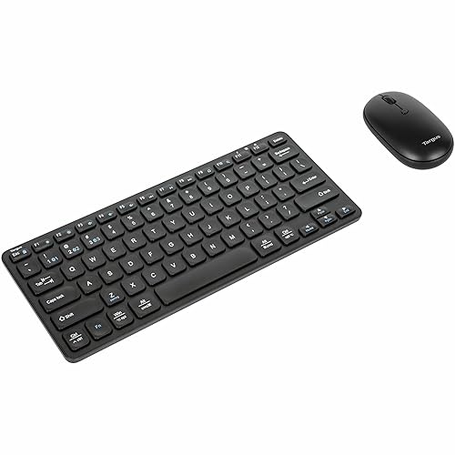 Targus Compact Keyboard and Compact Mouse Bundle, Black (AKB862 + AMB581)