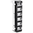 TRENDnet 12-Port Blank Angled Wall Mount Keystone Patch Panel, TC-KP12V, Use with TRENDnet Keystone Jacks (Sold Separately), Snap-in Style, Quick and Easy Access, 89D Wall Mount Bracket Included