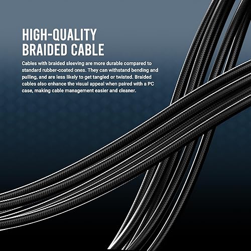 ANTEC GSK750 V2 ATX3.1, 750W Full Modular PSU, 80 Plus Gold Certified, PCIE 5.1 Support, PhaseWave Design, Zero RPM Manager, 120mm Silent Fan, 10-Year Warranty, Braised Cable