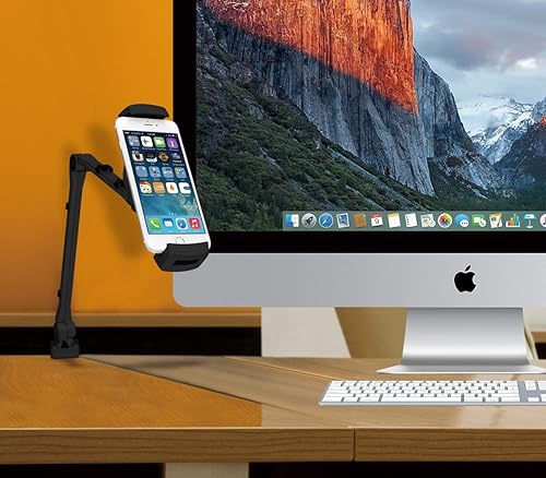 SIIG Accessory CE-MT1Y12-S1 Full Motion Easy-Adjust Universal Tablet Mount Black Retail