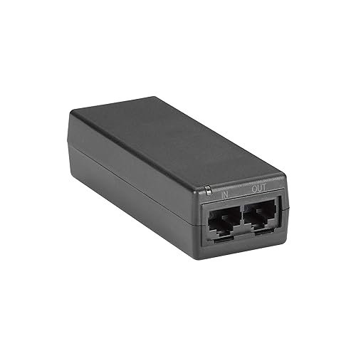 Black Box 1-Port PoE Gigabit Ethernet Injector, 802.3af