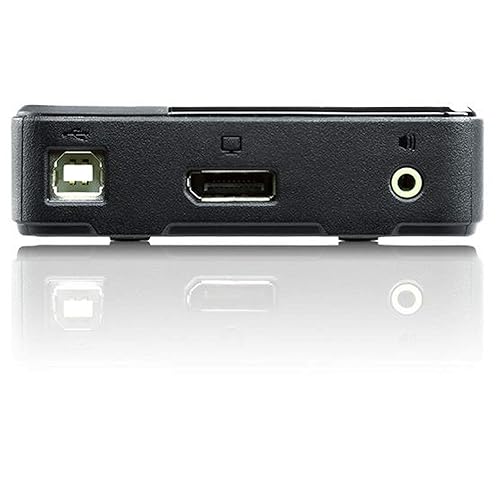 Aten CS782DP2Port USB DisplayPort/Audio KVM Switch (4K Supported and Cables Included)
