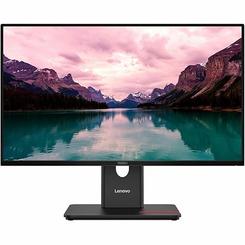 Lenovo ThinkVision T24-40 24 Class Full HD LED Monitor - 16:9 - Eclipse Black - 23.8 Viewable - in-Plane Switching (IPS) Technology - WLED Backlight - 1920 x 1080-16.7 Million Colors - 250 Nit - 4