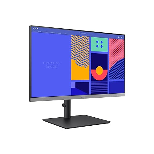 SAMSUNG 27-Inch S43GC Series Business Essential Computer Monitor, IPS Panel, Height Adjustable Stand, Triple Input, New DisplayPort, 100Hz, AMD FreeSync, Advanced Eye Care LS27C432GANXZA, 2024 27-Inch 100 Hz