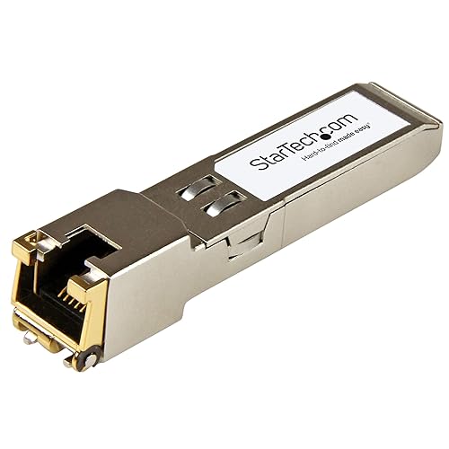 StarTech.com Extreme Networks 10338 Compatible SFP+ Module - 1000BASE-T - SFP+ to RJ45 Cat6/Cat5e - 10GE Gigabit Ethernet SFP+ - RJ-45 30m - (10338-ST)
