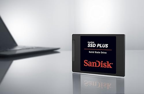 SanDisk SSD Plus 480GB Internal SSD - SATA III 6 Gb/s, 2.5/7mm - SDSSDA-480G-G26
