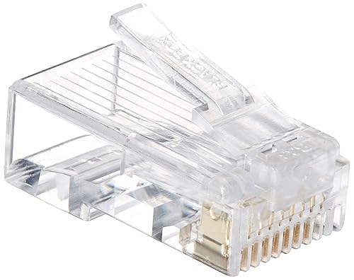 Black Box Fmtp5e-50pak Network Connector - 50 Pack - 1 X Rj-45 Male - Transparent