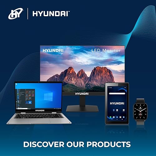 HYUNDAI 22” Office Monitor, VA 1920x1080p, 60Hz, OD 5 ms, VA Panel HDMI Included - Black 22 Inches