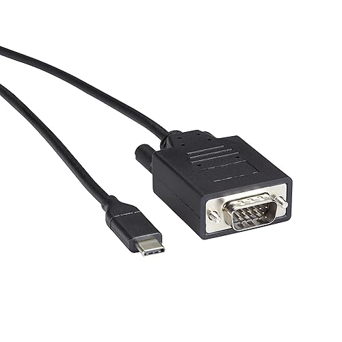 Black Box USB-C to VGA Adapter Cable, 1080p HD, 9ft