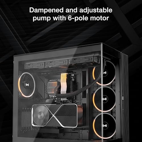 be quiet! Silent Loop 3 420mm CPU AIO Liquid Cooler | 3 Silent Wings 4 120mm PWM High-Speed Fans | Quiet Performance | 6-Pole Motor | Discreet ARGB Lighting | Refillable | Black | BW026