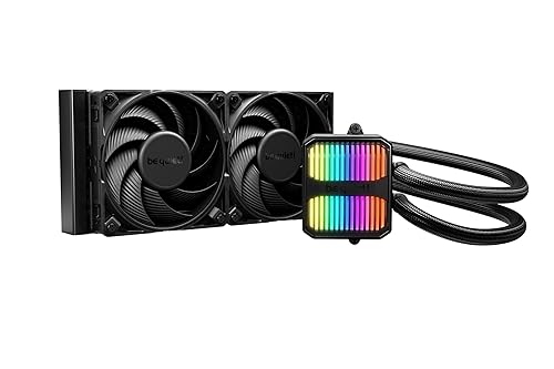 be quiet! Silent Loop 3 240mm CPU AIO Liquid Cooler | 3 Silent Wings 4 120mm PWM High-Speed Fans | Quiet Performance | 6-Pole Motor | Discreet ARGB Lighting | Refillable | Black | BW024