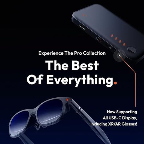 VITURE Pro Dock Pack Pro XR Glasses & Pro Mobile Dock, Co-op Stream & Play, 2D/3D Content Support, Compatible with Switch, Handhelds, Fire TV, Neckband, Mobile Devices, & All HDMI/USB-C Inputs