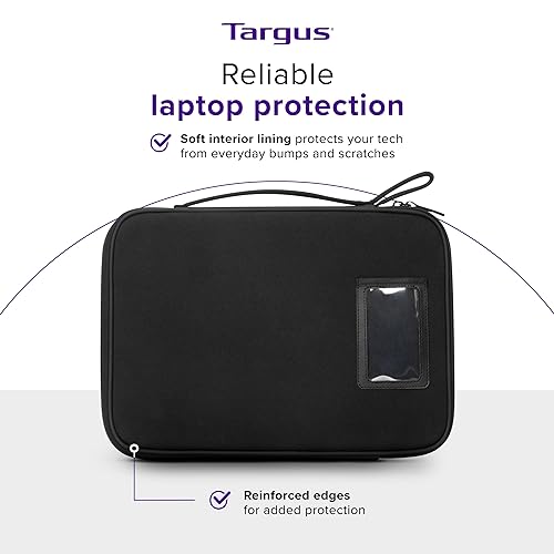 Targus 11–12” Sideloading Sleeve, Black (TBS578GL)