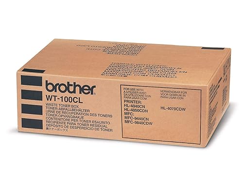 Brother WT-100CL Waste Toner Pack for HL-4040CNHL-4070CDW SeriesRetail Packaging , BLACK