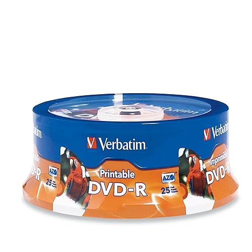 Verbatim DVD-R Recordable Disc, 4.7 GB, 16x, Spindle, White
