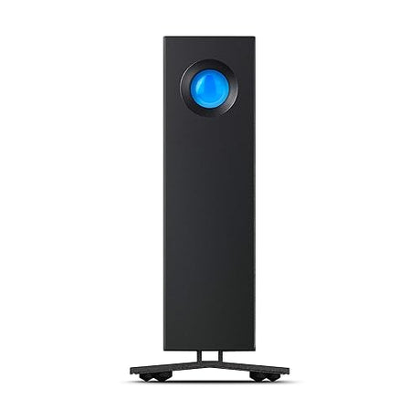 LaCie d2 Professional 24TB External Hard Drive Desktop HDD – USB-C USB 3.1 Gen 2, 7200 RPM Enterprise Class Drives, for Mac and PC Desktop, 1mo Adobe CC All Apps Plan, Rescue Services (STHA24000800)