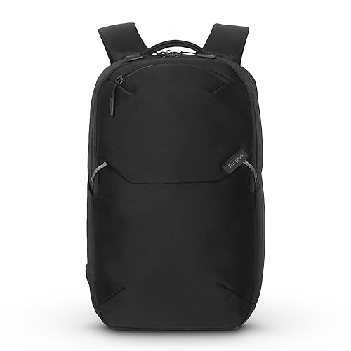 Targus 15-16” Work+ EcoSmart Backpack – Detachable Tech Organizer, Lockable Zippers, Recycled Materials, 23L Capacity, Water Bottle Pocket, Anti-Theft Design - TBB657GL