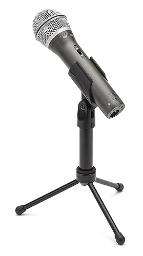 Samson Q2U Handheld Dynamic USB Microphone Recording and Podcasting Pack Q2U Gray